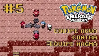 POK&Eacute;MON EMERALD (GBA) 2026 #5: Equipe Aqua vs Equipe Magma no Monte Chamin&eacute;