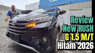 Fitur Lengkap Pada Toyota New Rush 1.5 G Manual Warna Hitam Tahun 2026 |Toyota Medan 085362072000