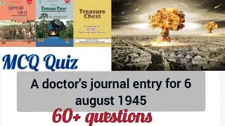 A Doctor's Journal Entry For August 6 1945 Treasure Mcq Questions And Answers For Revision Test