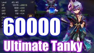 It's Crazy Toughness, HP 60000 Woosa Debut🤗🤗🤗【Summoners War RTA】