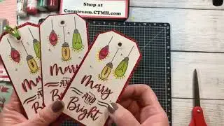 11/2021 Created To Shine CTMH cards (light bulbs) and stocking stuffer and gift ideas to make