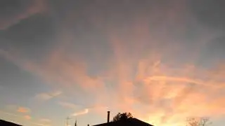 unusual sunset in Cushing, Oklahoma 11-7-2014_7