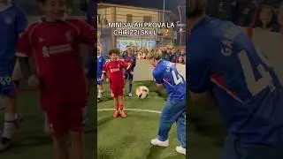 Anche Mini Salah &egrave; una Roccia✅✅✅🪨🪨 #calcio #chirizzi #pallonedorodeibambini #chirizziskill