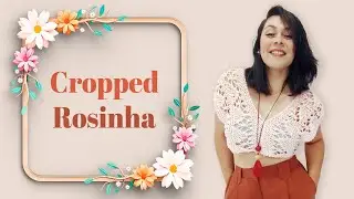 Cropped Rosinha em Tricô