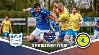 GELIJKMAKER in BLESSURETIJD 😱 | G.V.V.V. vs. FC Lisse | Samenvatting Betnation Divisie 23/24