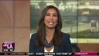 Maria Quiban In Sexy Jeans Weather Forecast