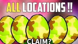 ALL SCAVENGER HUNT EVENT EGG LOCATION in PET SIMULATOR X | Safari Egg Hunt ROBLOX