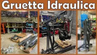 NON si pu&ograve; NON AVERLA per SOLLEVARE MOTORI - Montaggio e Test GRU IDRAULICA PIEGHEVOLE