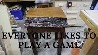 How to build a live edge cribbage board game