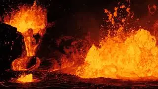 Christmas Day Eruption 2024 Part 3 Short - Hawaii Volcanoes Nat Park