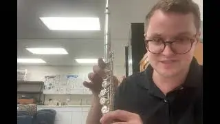 Alternate flute fingerings (B-flat, C, and D)