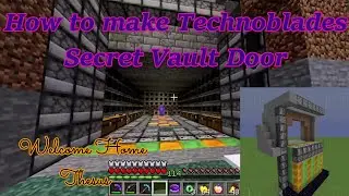 How to make Technoblades Secret Vault Door from the Dream SMP (TECHNOGATE!!!) [Java]