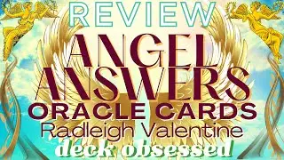 REVIEW: Angel Answers Oracle Cards, Radleigh Valentine; Complement Other Decks; Clear & Simple