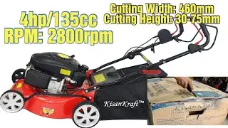 Unboxing Lawn Mower || How To Assemble Grass Cutting || Lawn Mower Instruction Manual