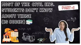 Most Important IS Codes for strcutural Engineers(Part-1)
