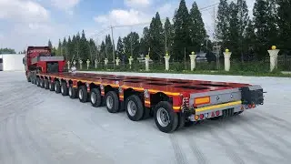 Nicolas Brand Hydraulic Modular Trailer with 12 Lines, 360Ton Capacity