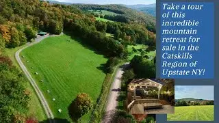 Tour a Catskill Mountain Retreat: Sweet Cabin, Stunning Views, and Nature Oasis - Must See!