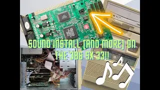 386 DOS / Windows 3.1 Audio Plus 3200 ISA Sound Card & 5 1/4