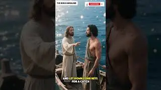 Peter and the Miraculous Catch of Fish#god#fishing#peter#jesus#faith#bible stories e
