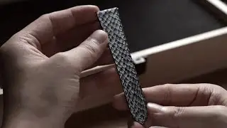 JEAYOU Bespoke Atelier - How to Make a HANDMADE Salmon Leather Watch Strap?