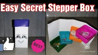 Secret Stepper Box #Gift Ideas #DIY #papercraft | DIVINE ART WORLD.