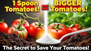 Shocking Tomato Hack: A Spoonful of THIS Works Wonders!//Best tomatoes farming techniques