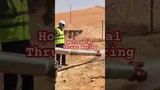 Horizontal Thrust Boring Across Mountain of Sand Dunes #horizontaldrilling