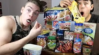 Ich esse 1 Tag lang wie CRISPYROB (mit CheesyRob Burger)
