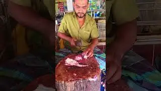 rated goat meat 🍖 cutting video. #shorts #meatcuttingstyle #goatmeat #mutton