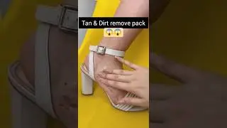 Easy tan remove hack Dirt free skin at home #manicurepedicureathome #manicurepedicureathome