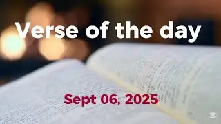 Verse of the day - September 06, 2025 | James 2:24-26