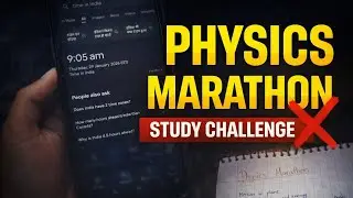 Tried Completing PW Physics Marathon ⚡ | Study Challenge Reality | Class 11 PCB