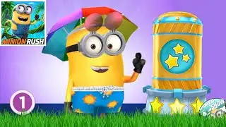 Beachgoer Unlock NEW Costume / Despicable Me Minion Rush / Room 1 gameplay walkthrough