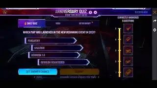 4rt anniversary daily quiz answers 25 aug free fire