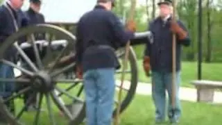 april shooting a cannon at fort boreman in west virginia