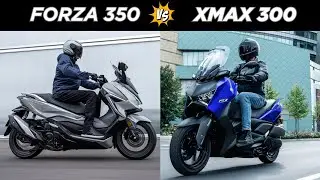 Yamaha XMax 300 2026 года против Honda Forza 350: какой макси-скутер победит?
