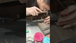 How Are Exquisite Bracelets Crafted? #exquisitebracelet #craftskill #silveringot