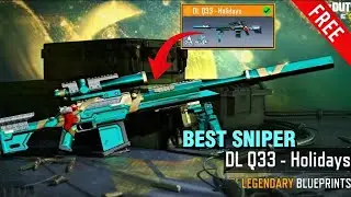 Best Sniper Legendary DL Q33 - Holidays ( Season 10 ) CODM 
