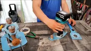 Base de mergulho( caseira )para tupia 18v Makita