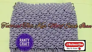 Tas Tali Kur Motif Sisik | Tas Tali Kur | Macrame Bag
