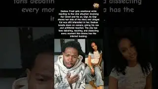 Deshae Frost CRIES on Camera Reacting to Kai Cenat Drama#shorts