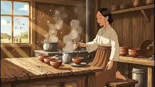 ASMR Anime Cooking in a Cozy Village ❄️  Ghibli Inspired Nostalgic Food & Slow Life