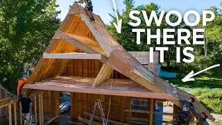 How to make a swooping roof