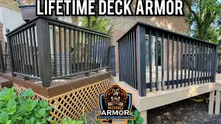 New 'Ready-to-Coat' rails and Lifetime Deck Coating for Cincinnati area deck