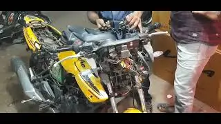 apache 160 modified to parking indicators and mobile holder