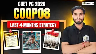4-Month Master Strategy for CUET PG 2026 M.Com (COQP08) | Full Preparation Plan | Examtym