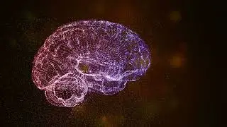 8k video footage with Brain and magic light | VFX video