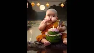 #video Little monk so cute 💗💗#shorts #you#monk #wish #trending