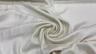 Silk Crepe Basketweave Suiting- Mellow Cream #13063