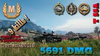 T 55A   Ace tanker WoT /  бой на мастера WoT replays